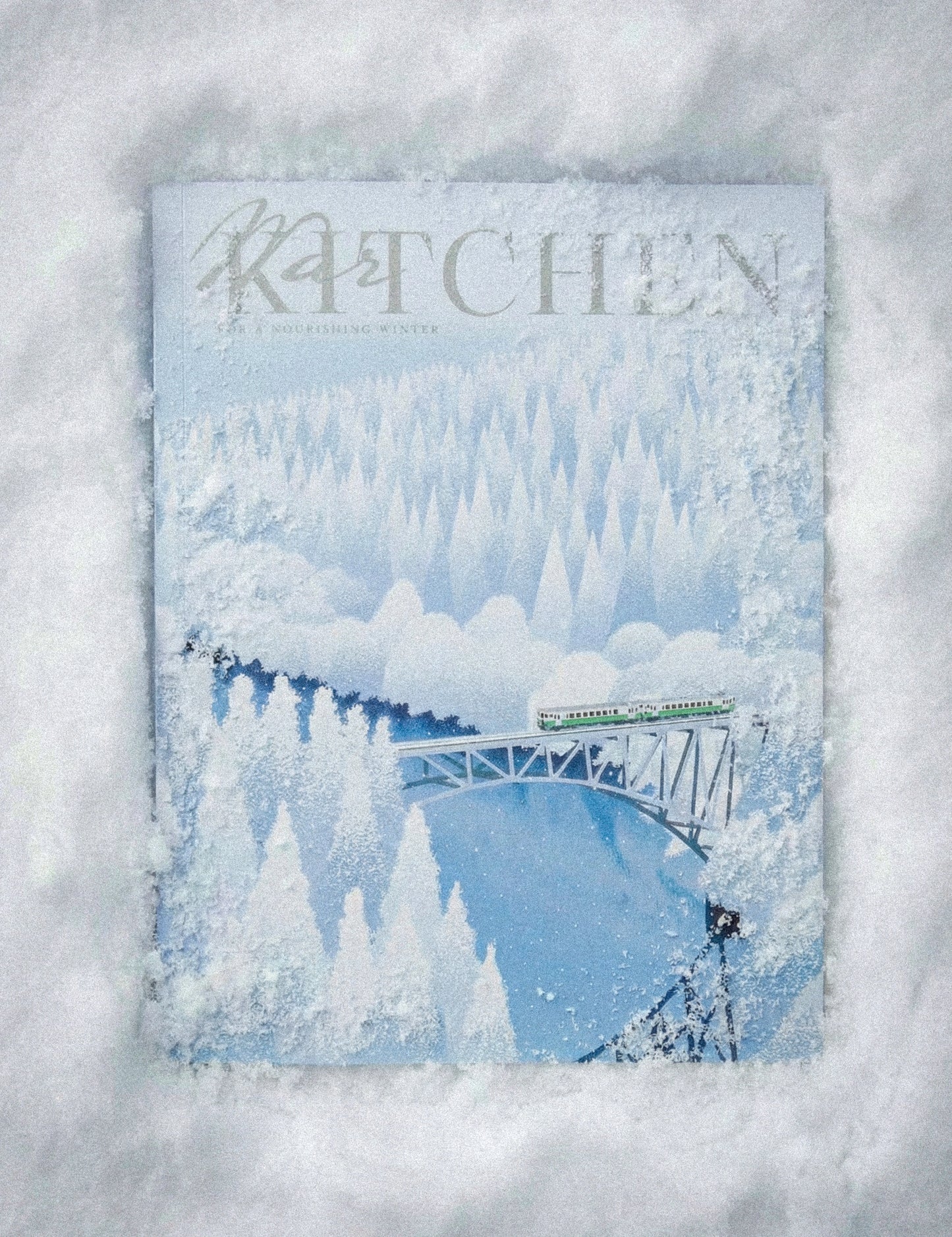 Coffee table book on snow
