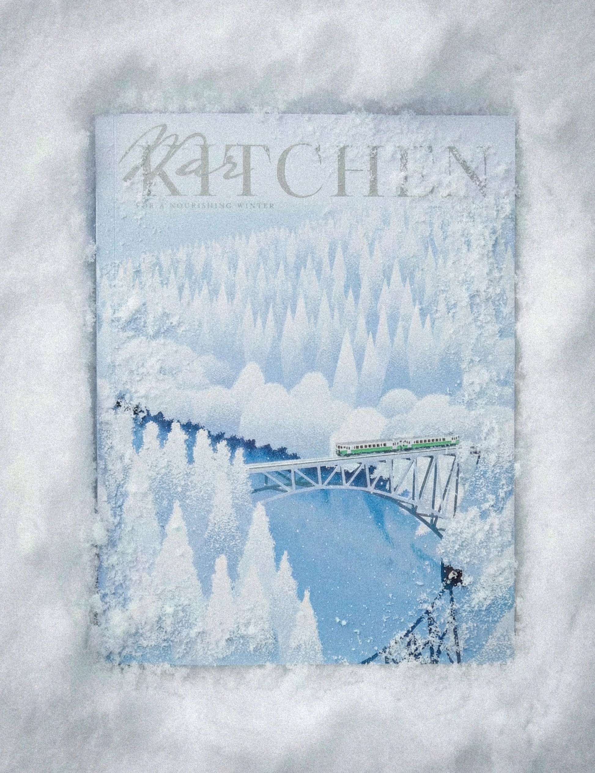 Coffee table book on snow